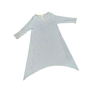 Matilda Jane Striped Asymmetrical Hem‎ Tunic Dress Women's Sz M EUC Cozy Flowy